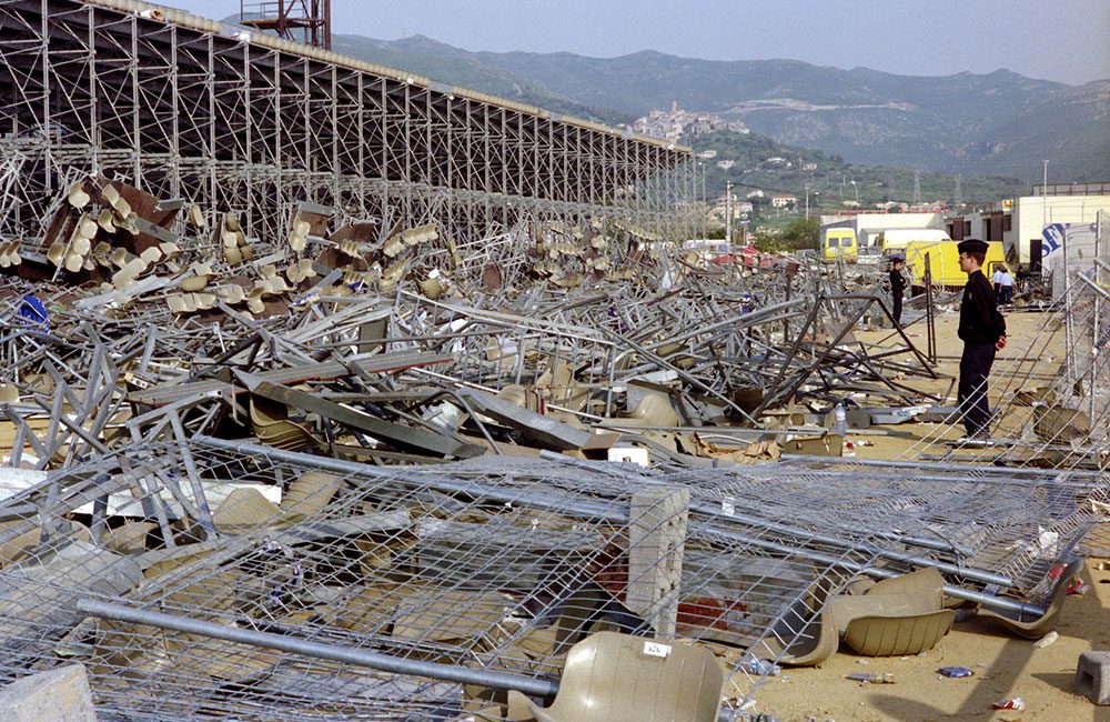 Armand Césari Stadium Disaster, France @tribundergi / Twitter.com