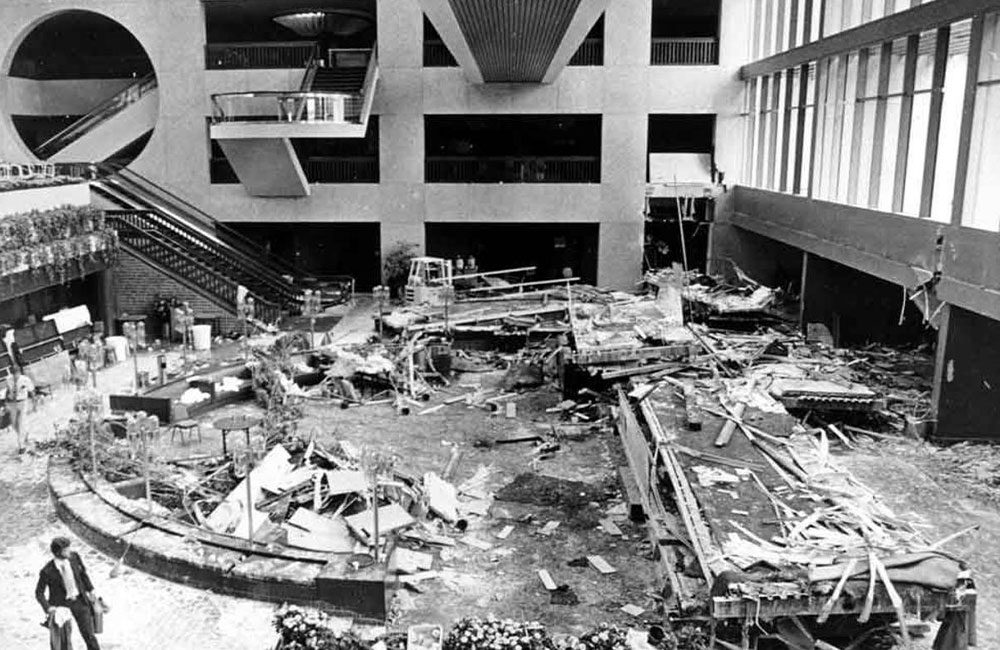 Hyatt Regency in Kansas City, USA @Bettmann / Getty Images