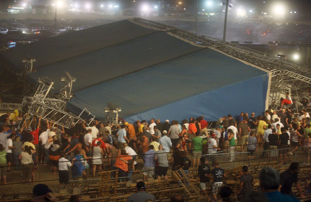 Indiana State Fair Stage Collapse, USA @dsutherland53 / Pinterest.com