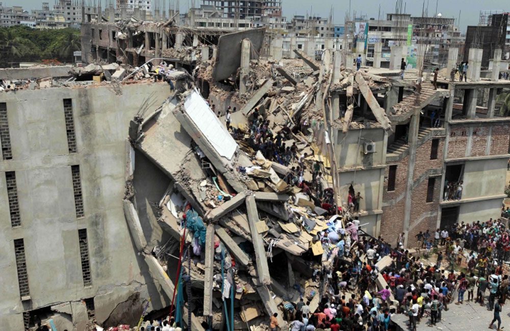 Rana Plaza Collapse, Bangladesh @usattorneys / Pinterest.com