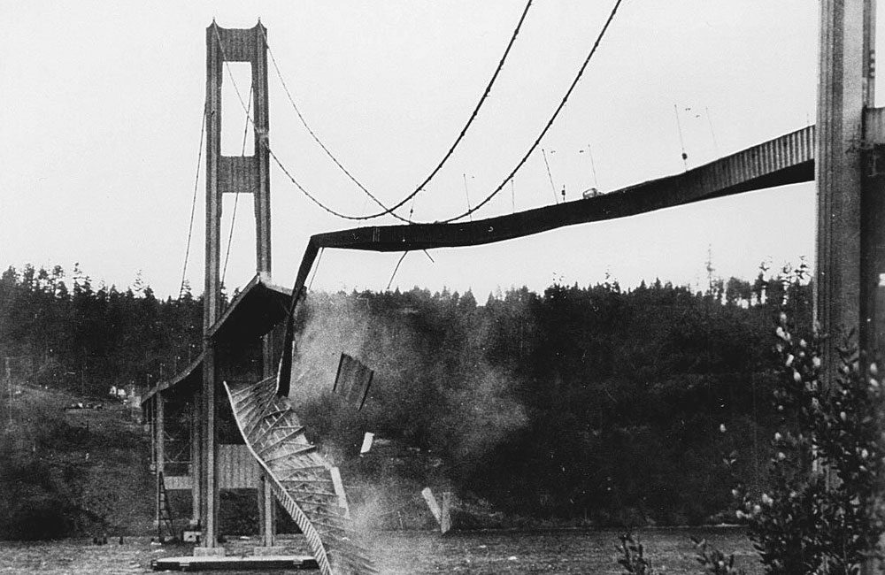 Tacoma Narrows Bridge, Washington, USA @EDICIONES NOWTILUS / Pinterest.com