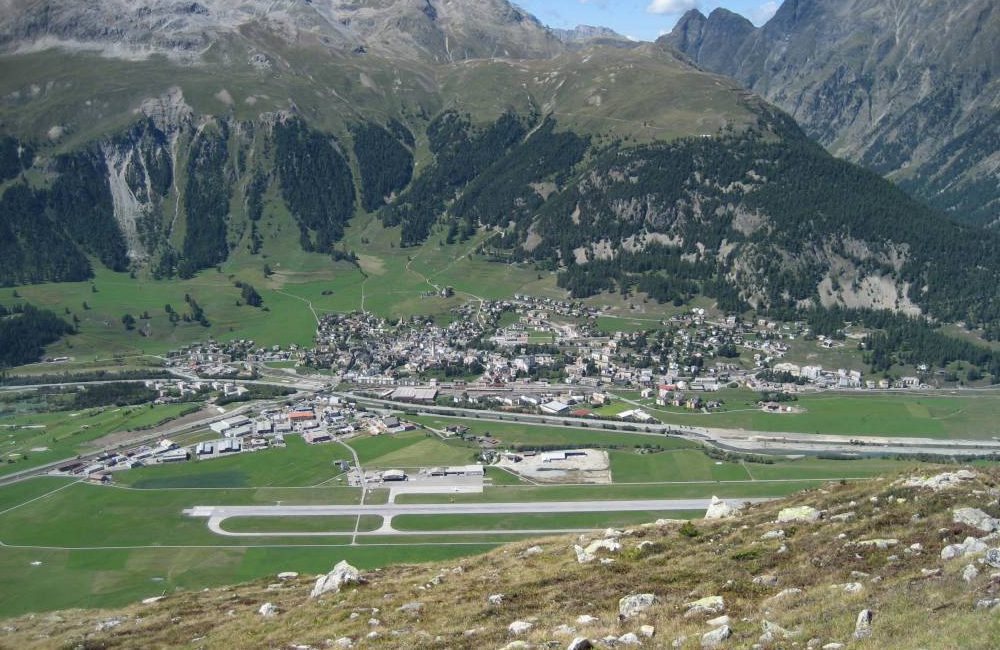 Samedan Airport - Switzerland ©Wikimedia.org