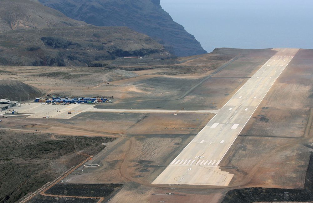 Santa Elena Airport - United Kingdom @theguardian / Pinterest.com