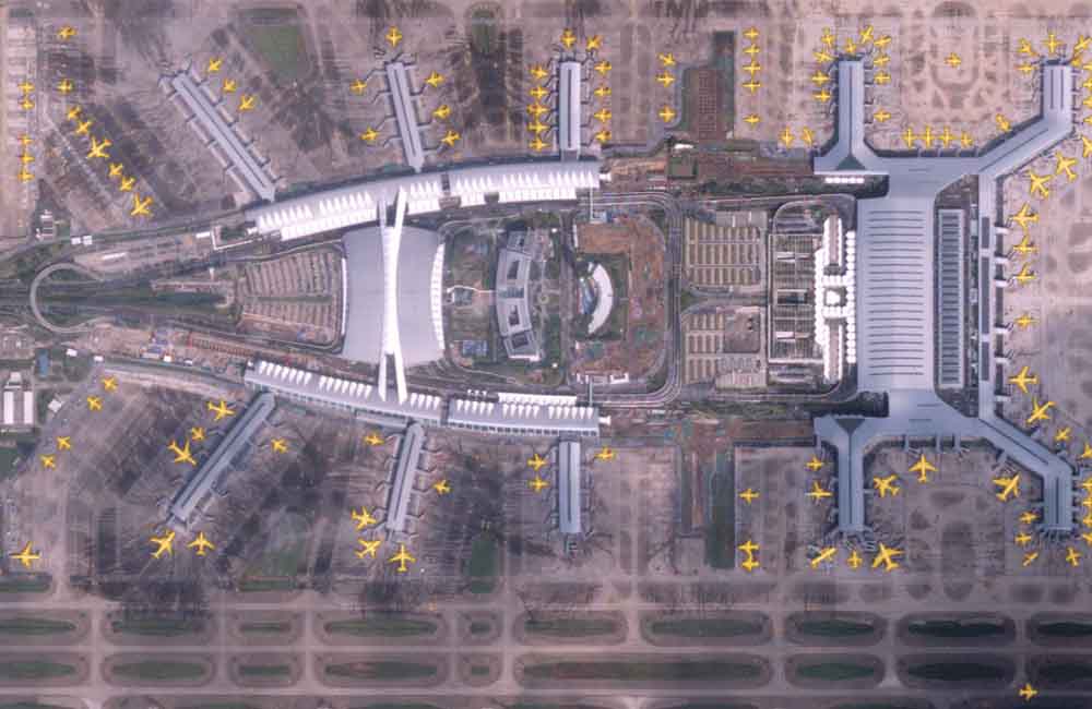 Guangzhou Baiyun International Airport, China @BlackSky_Inc / Twitter.com