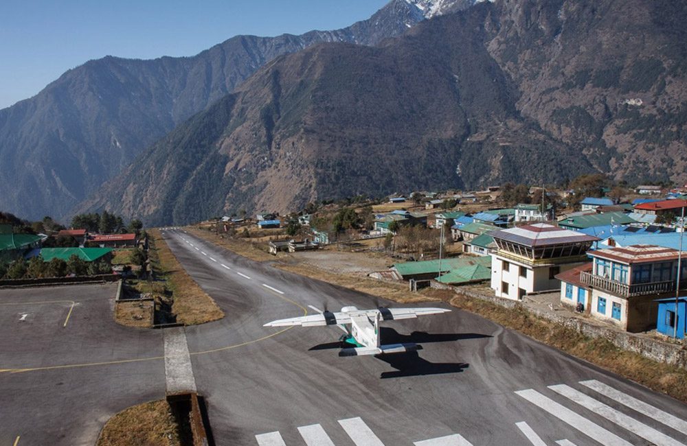 Lukla Airport - Nepal @janisfarrell334 / Pinterest.com