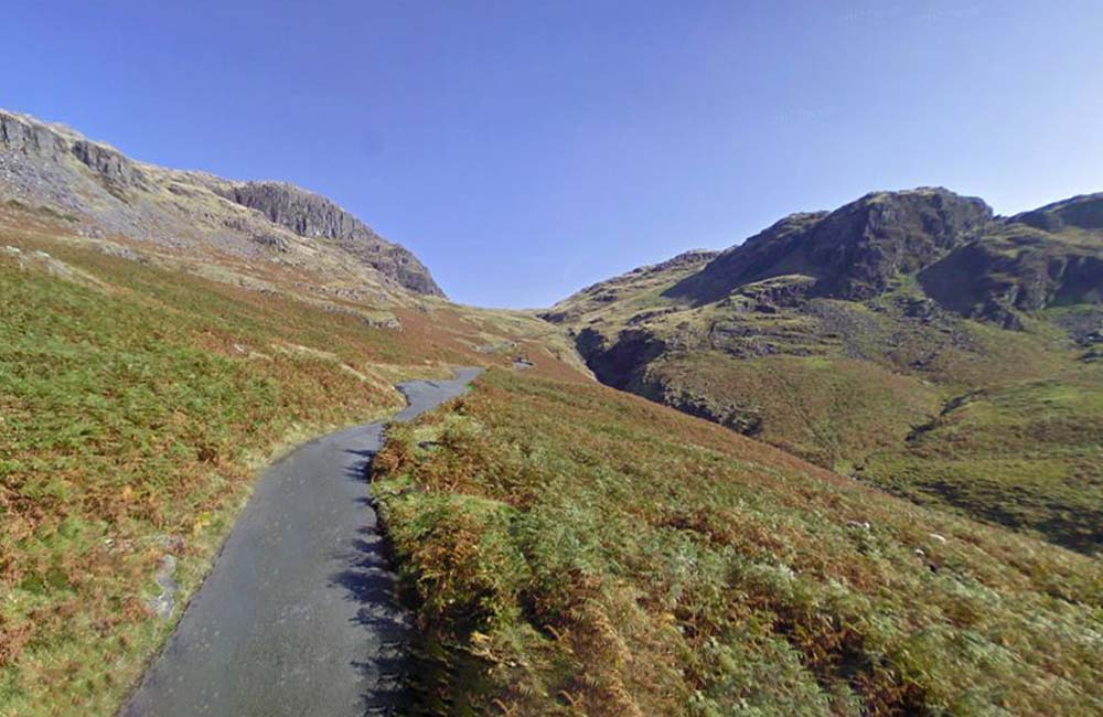 Hard Knott Pass, UK @dangerousroadso / Pinterest.com