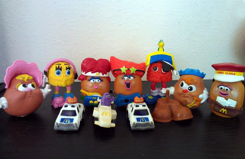 Happy Meal Mr. Potato Head Toy Set @trendchaserpage / Pinterest.com