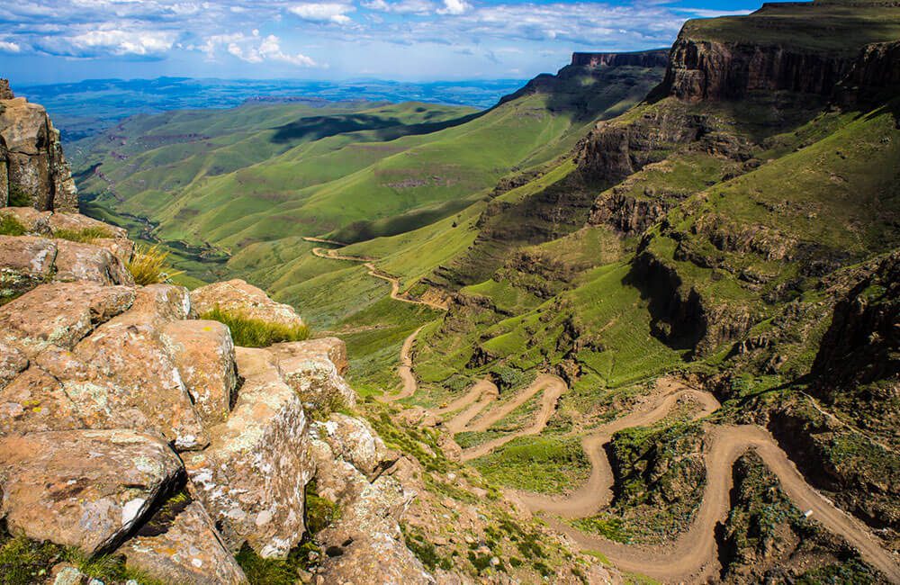 Sani Pass, South Africa @Wikimedia