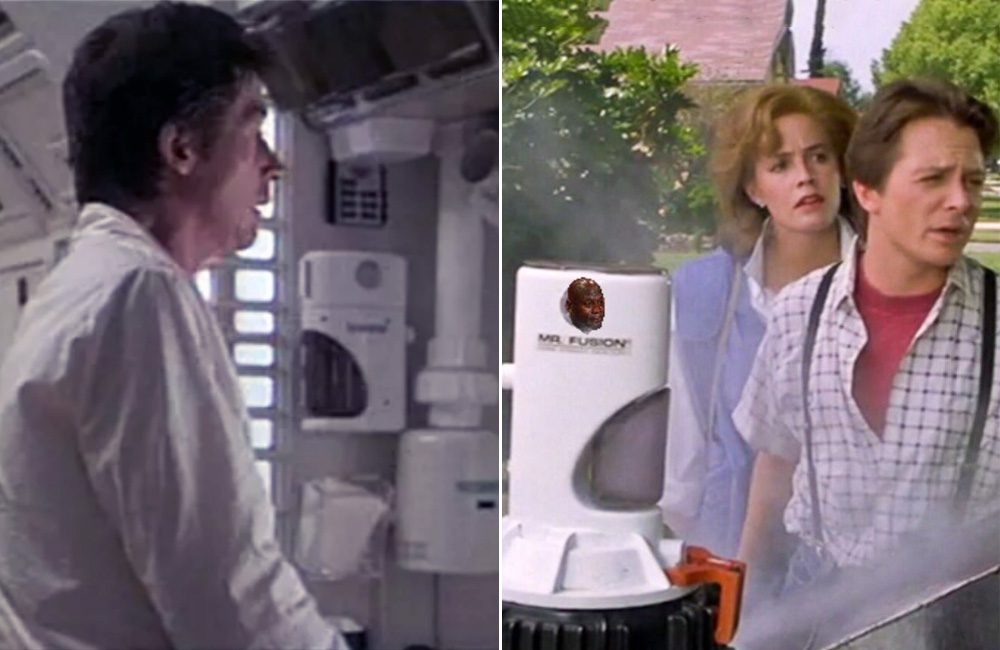 Back To The Future's Coffee Grinder @phyvonen / @schiffhappens / Twitter.com