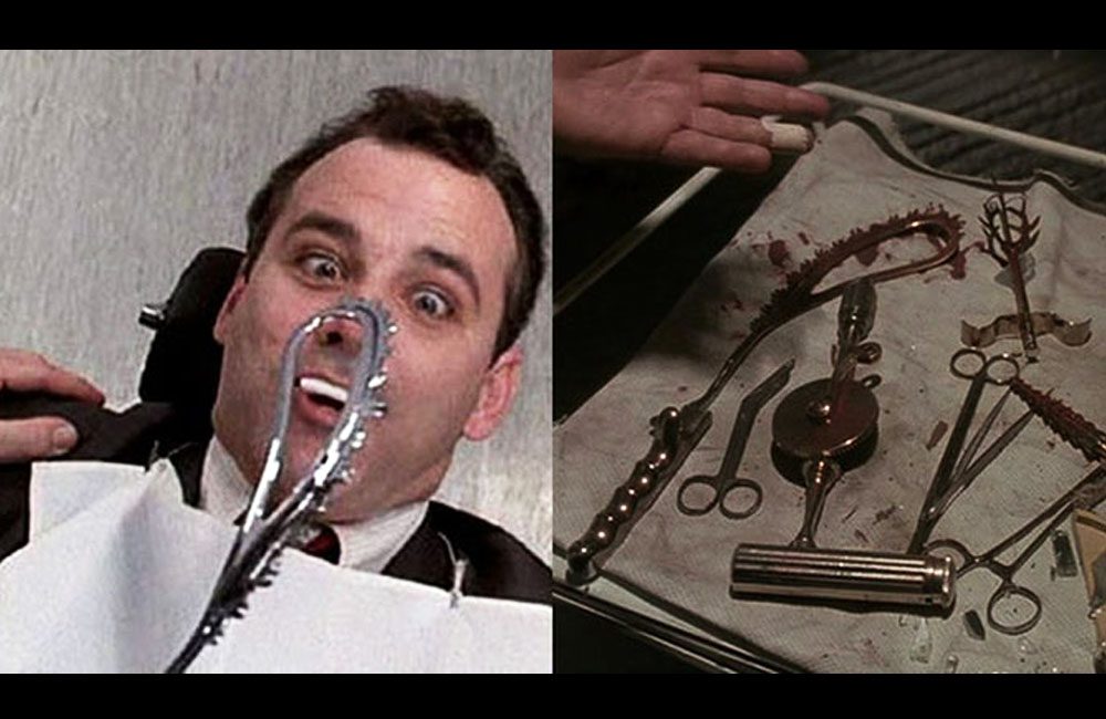 Little Shop Of Horror's Dentist Tools @whatculture / Pinterest.com