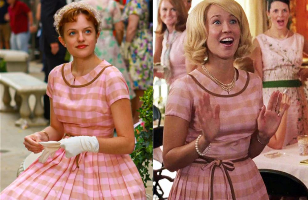 Peggy's Pink Dress From Mad Men @garotatecontotudo / @thecostumeplot / Pinterest.com