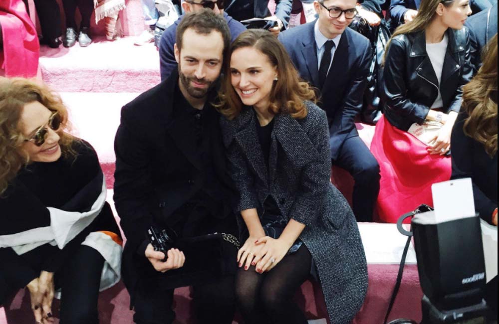 Natalie Portman and Benjamin Millepied @Dior / Twitter.com