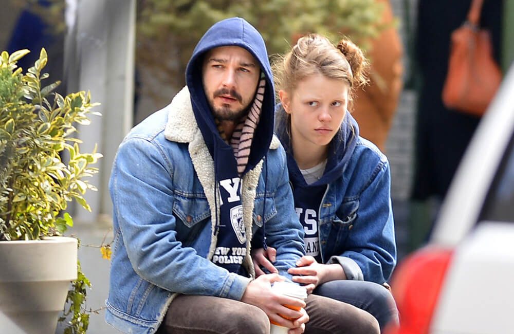 Nymphomaniac - Shia Labeouf and Mia Goth @marygonzalez688 / Pinterest.com