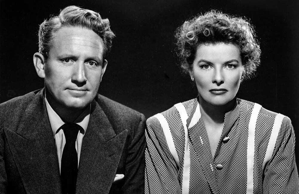 Spencer Tracy & Katharine Hepburn @cjubarrington / Twitter.com